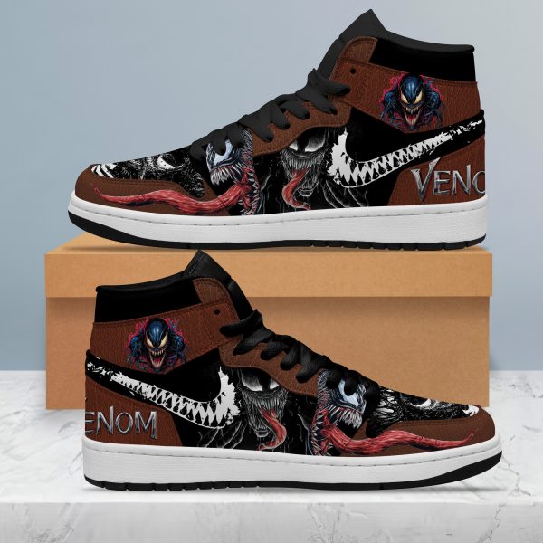 Venom Air Jordan 1 High Top Shoes