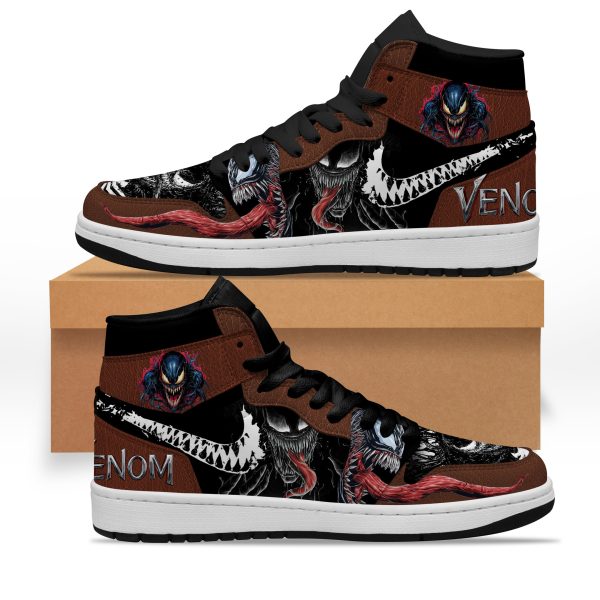 Venom Air Jordan 1 High Top Shoes