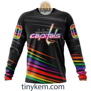 Washington Capitals With LGBT Pride Design Tshirt Hoodie Sweatshirt2B4 y9mZg