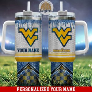 West Virginia Mountaineers Customized Canvas Loafer Dude Shoes