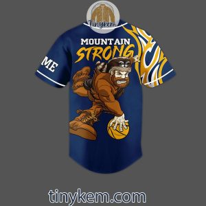 West Virginia Mountaineers Customized Baseball Jersey2B3 9WLhx
