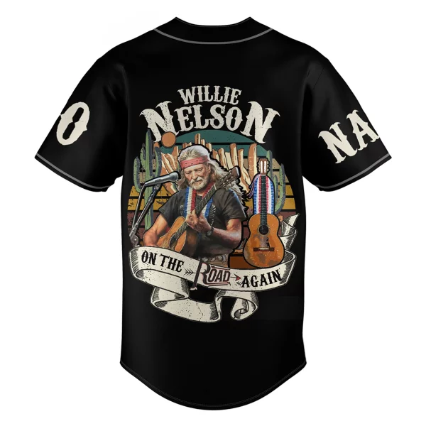 Willie Nelson Retro Baseball Jersey