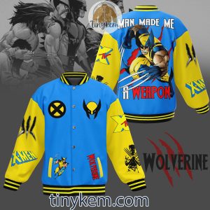 Wolverine X-men Baseball Jacket