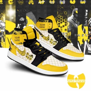 Wu-tang Clan Air Jordan 1 High Top Shoes: Protect Ya Neck