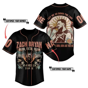 Zach Bryan Find Someone Growing Flower In Your Darkest Part Customized Baseball Jersey