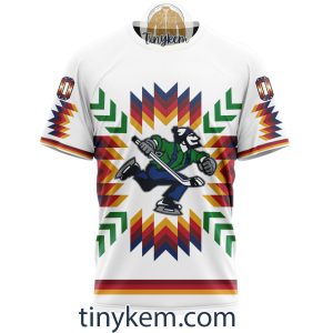 Abbotsford Canucks Native Pattern Design Hoodie Tshirt Sweatshirt2B6 XFVCI
