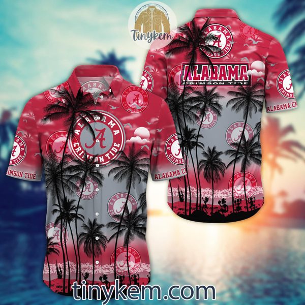 Alabama Crimson Tide Summer Coconut Hawaiian Shirt