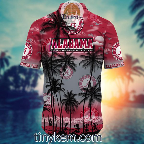 Alabama Crimson Tide Summer Coconut Hawaiian Shirt