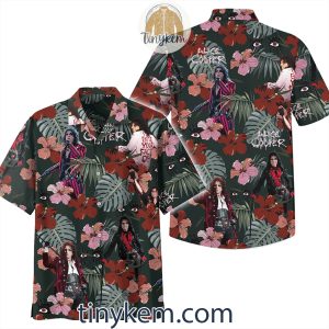 Alice Cooper Tropical Flowers Hawaiian Shirt2B2 UiWqu
