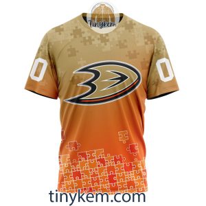 Anaheim Ducks Customized Tshirt Hoodie With Autism Awareness 2024 Design2B6 cKgRF