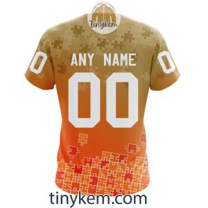 Anaheim Ducks Customized Tshirt Hoodie With Autism Awareness 2024 Design2B7 A066g