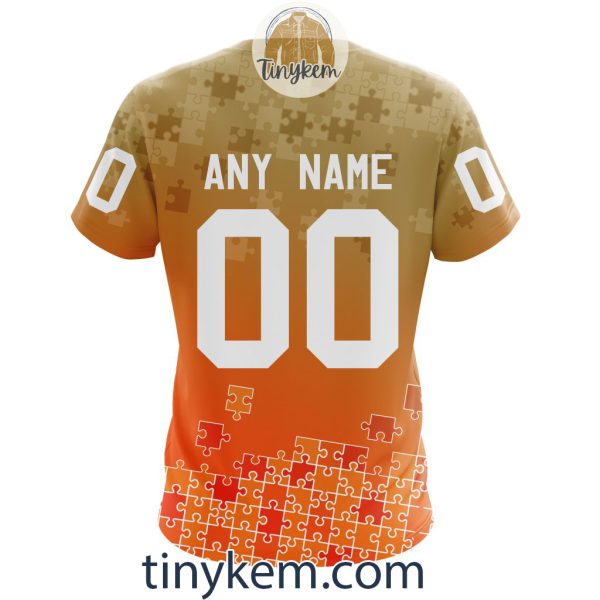Anaheim Ducks Customized Tshirt, Hoodie With Autism Awareness 2024 Design