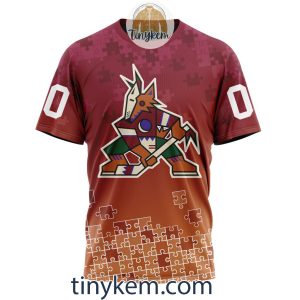 Arizona Coyotes Customized Tshirt Hoodie With Autism Awareness 2024 Design2B6 7MBQ5