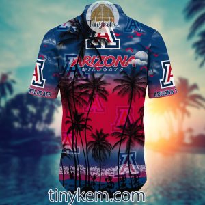 Arizona Wildcats Summer Coconut Hawaiian Shirt2B3 TRcqi