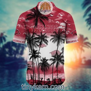 Arkansas Razorbacks Summer Coconut Hawaiian Shirt2B3 7VfNN