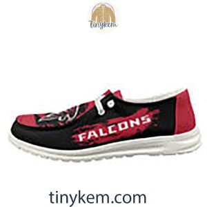 Atlanta Falcons Dude Canvas Loafer Shoes2B11 03jvQ
