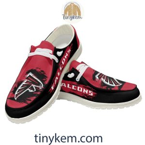 Atlanta Falcons Dude Canvas Loafer Shoes2B12 BWfZu