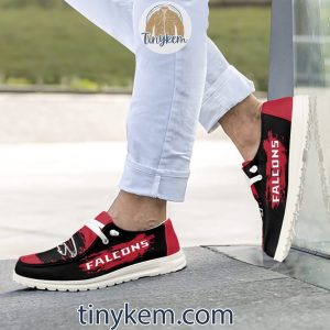 Atlanta Falcons Dude Canvas Loafer Shoes2B4 6EFN4