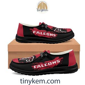Atlanta Falcons Dude Canvas Loafer Shoes2B5 tWXAn