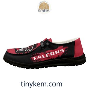 Atlanta Falcons Dude Canvas Loafer Shoes2B6 vW66w
