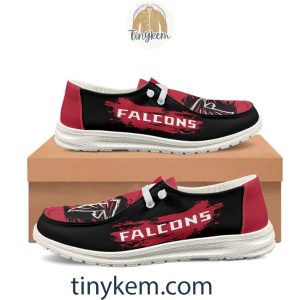 Atlanta Falcons Dude Canvas Loafer Shoes2B7 QihUG