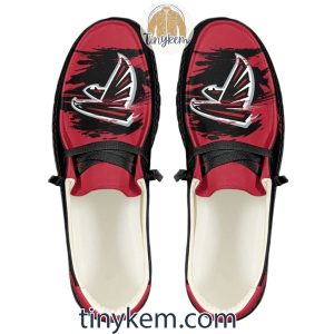 Atlanta Falcons Dude Canvas Loafer Shoes2B8 VL4eM