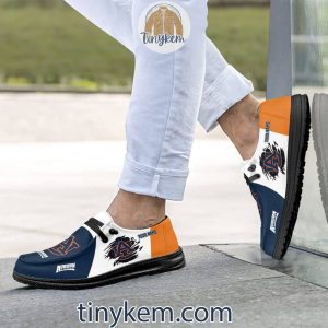Auburn Tigers Customized Canvas Loafer Dude Shoes2B11 ULjCD
