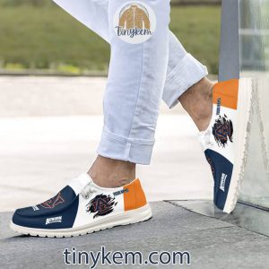 Auburn Tigers Customized Canvas Loafer Dude Shoes2B2 O2Nxi