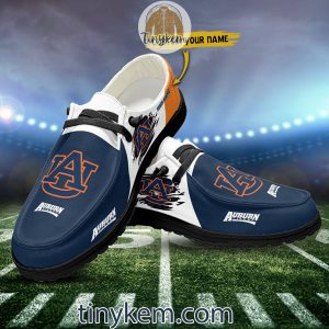 Auburn Tigers Customized Canvas Loafer Dude Shoes2B7 iKqlm