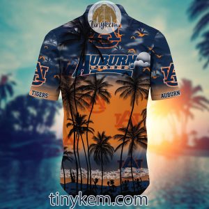 Auburn Tigers Summer Coconut Hawaiian Shirt2B3 jTep2