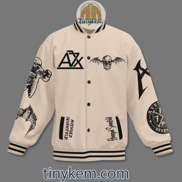Avenged Sevenfold Baseball Jacket: The Ugly Side Of Me Is Strong