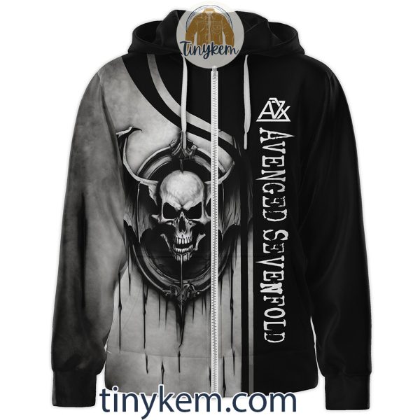 Avenged Sevenfold Zipper Hoodie: I know Its Hurting You But Its Killing Me