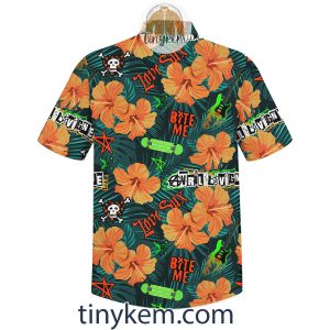 Avril Lavigne Tropical Flowers Hawaiian Shirt2B4 gHf3g