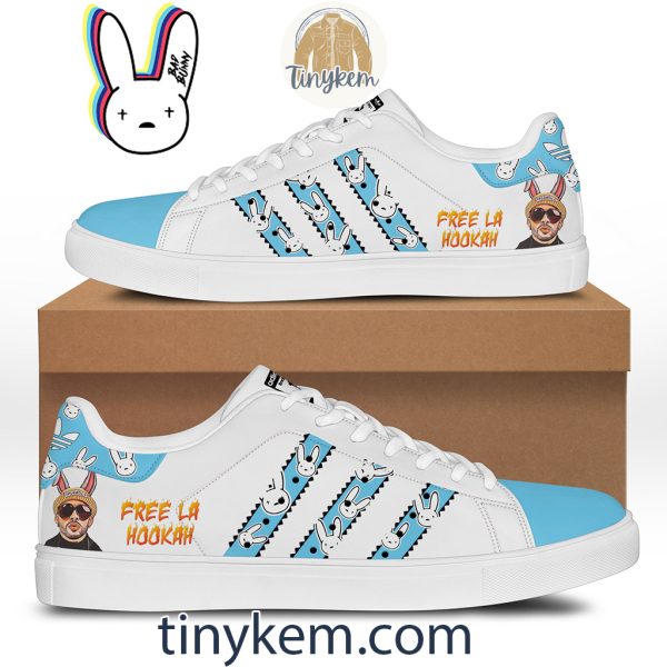 Bad Bunny Leather Skate Shoes: Free La Hookah