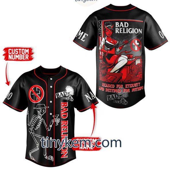 Bad Religion 2024 Tour Customized Baseball Jersey