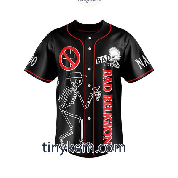 Bad Religion 2024 Tour Customized Baseball Jersey