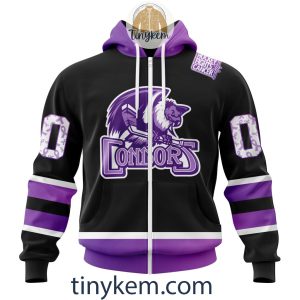 Bakersfield Condors Hockey Fight Cancer Hoodie, Tshirt