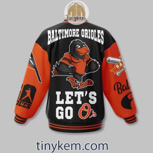 Baltimore Orioles Customized Baseball Jacket Lets Go Os2B3 A05Ty