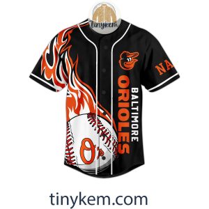 Baltimore Orioles Customized Baseball Jersey: Let’s Go O’s