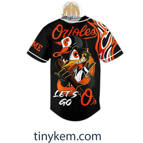 Baltimore Orioles Customized Baseball Jersey: Let’s Go O’s