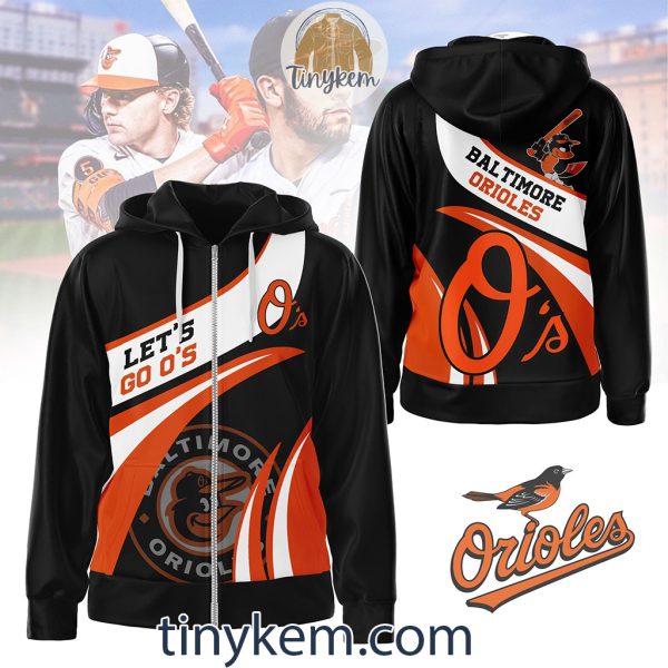 Baltimore Orioles Zipper Hoodie: Let’s Go O’s