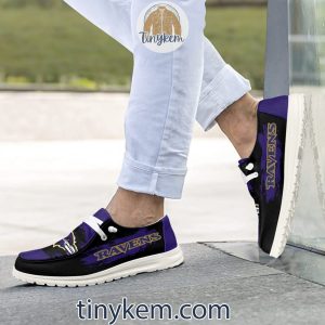 Baltimore Ravens Dude Canvas Loafer Shoes2B2 6ukAa