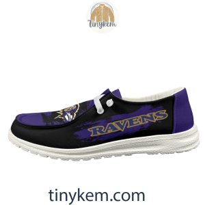 Baltimore Ravens Dude Canvas Loafer Shoes2B7 efbp7