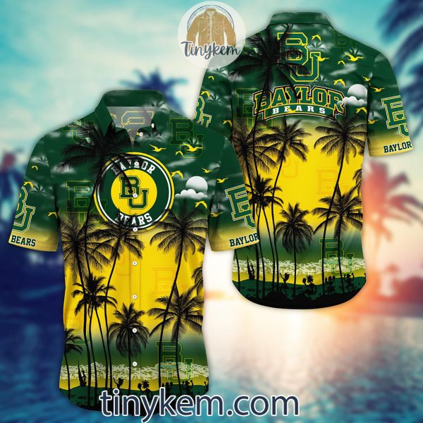 Baylor Bears Summer Coconut Hawaiian Shirt