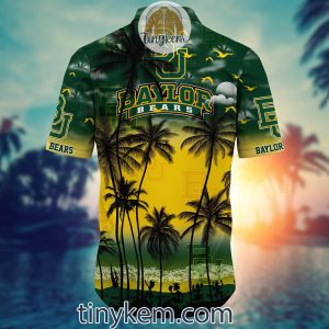 Baylor Bears Summer Coconut Hawaiian Shirt2B3 n4jZ0