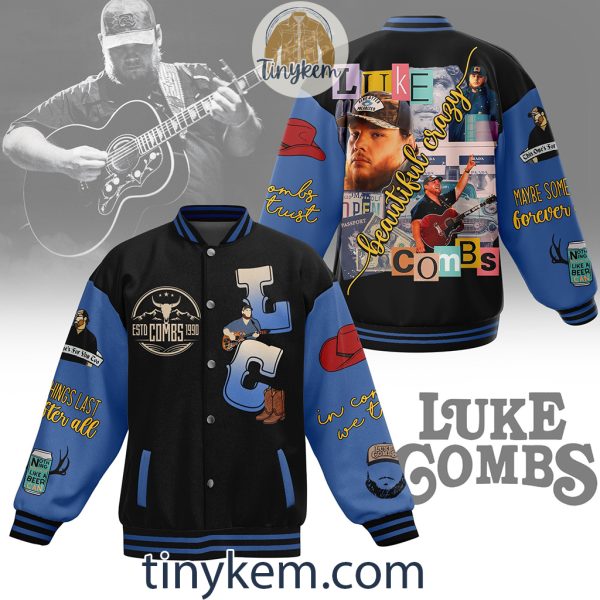 Beautiful Crazy Luke Combs Baseball Jacket