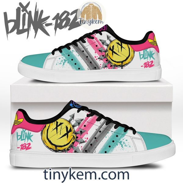 Blink-182 Leather Skate Shoes