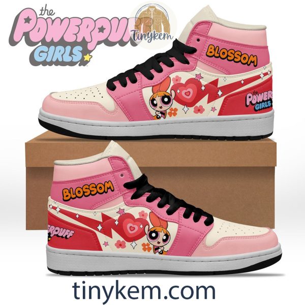 Blossom In The Powerpuff Girls Air Jordan 1 High Top Shoes