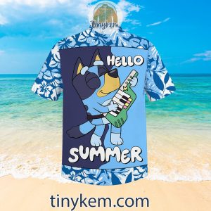 Bluey Aloha Hawaiian Shirt Hello Summer2B3 DTeLY