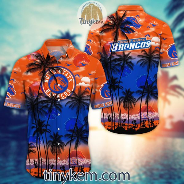 Boise State Broncos Summer Coconut Hawaiian Shirt